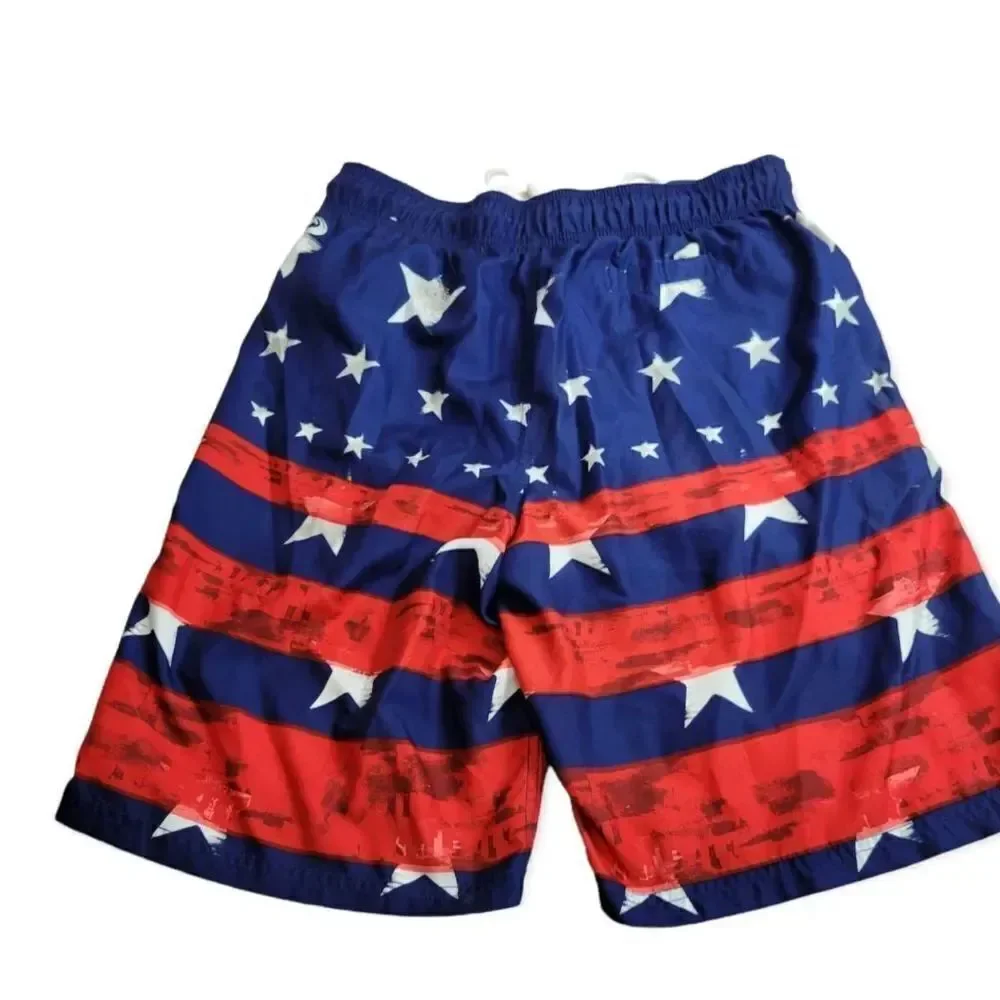 Orageous patriotic swim trunks M